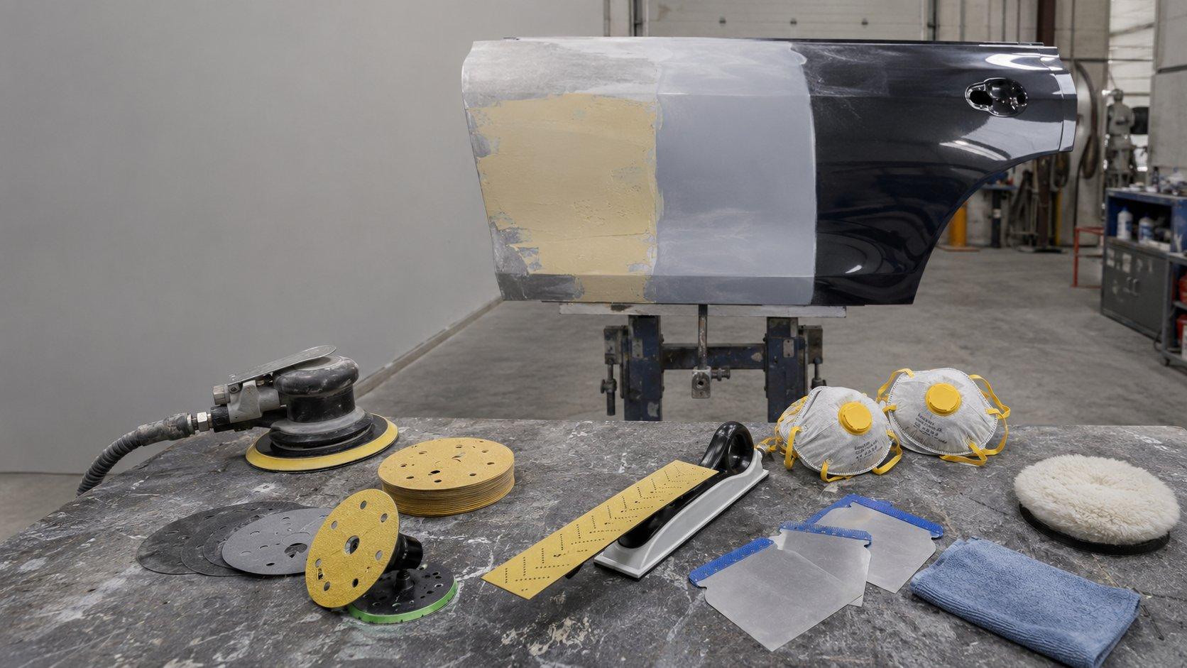 Automotive Sandpaper Grit Chart: What Grit to Use for Body Filler, Primer, Paint and Clear Coat