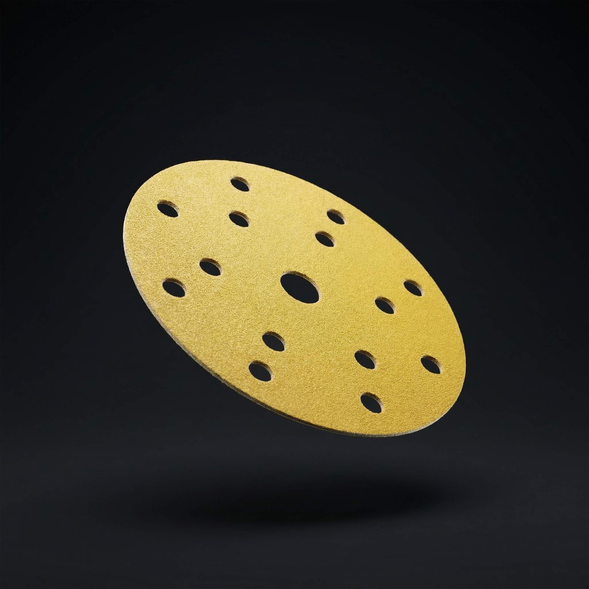 SPX 150mm Ceramic Sanding Discs - Cuts Faster, Lasts Longer | 15-Hole | 120–1200 Grit | 100 Pack